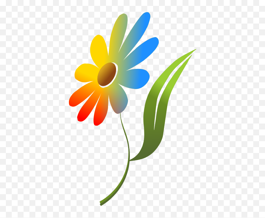 Free Simple Clip Art - Simple Flowers Clip Art Emoji,Simple Clipart