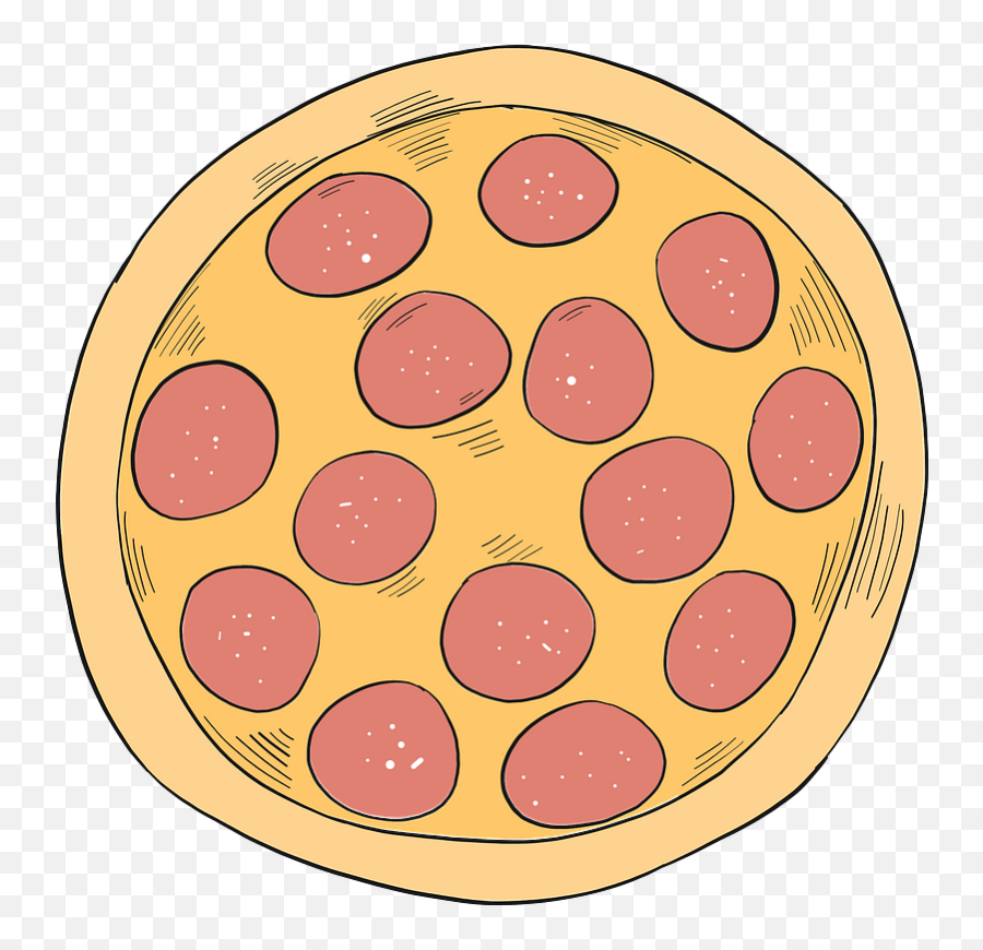 Pizza Clipart Free Download Transparent Png Creazilla - Dot Emoji,Free Pizza Clipart