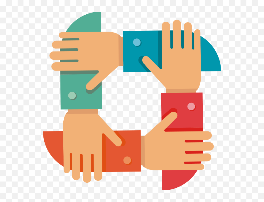 Download Icons Hand Computer Teamwork - Icon Team Work Png Emoji,Team Png