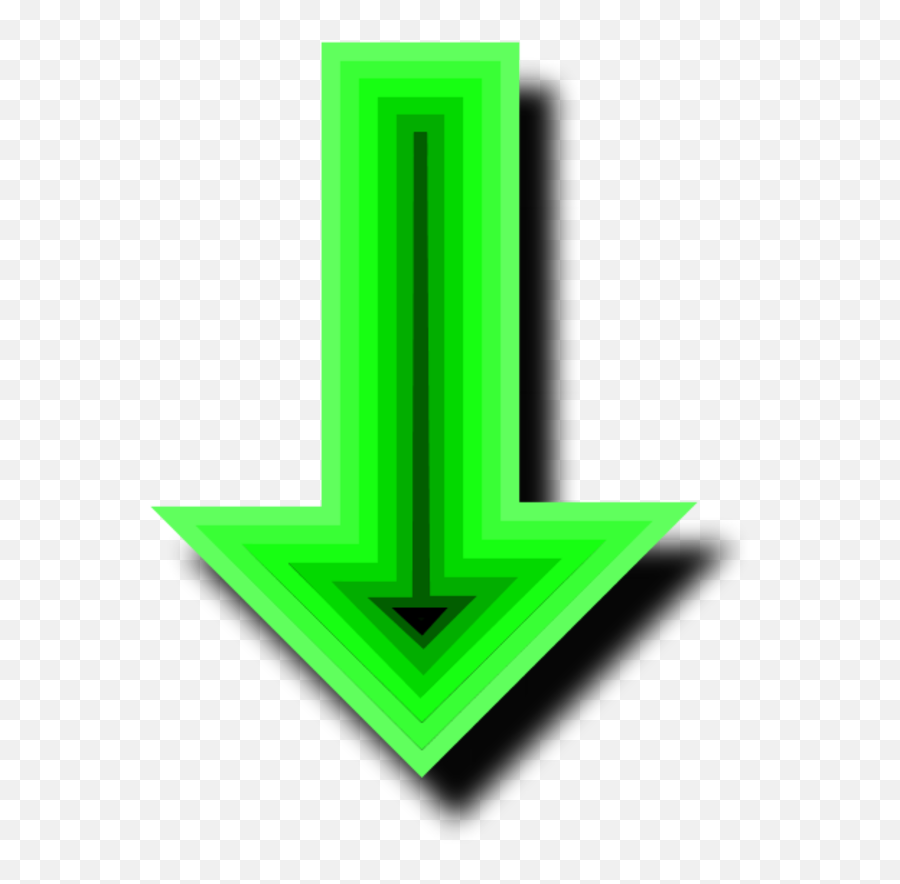 Green Arrow Pointing Down Transparent - Green Arrow Pointing Down Png Emoji,Arrow Pointing Down Png
