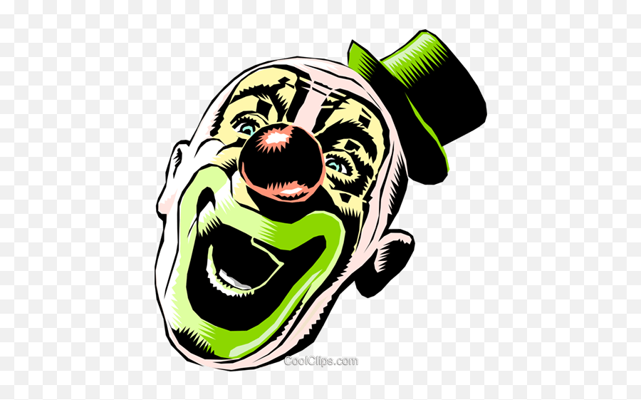 Cartoon Clown Royalty Free Vector Clip - Classic Clown Clipart Emoji,Clown Clipart