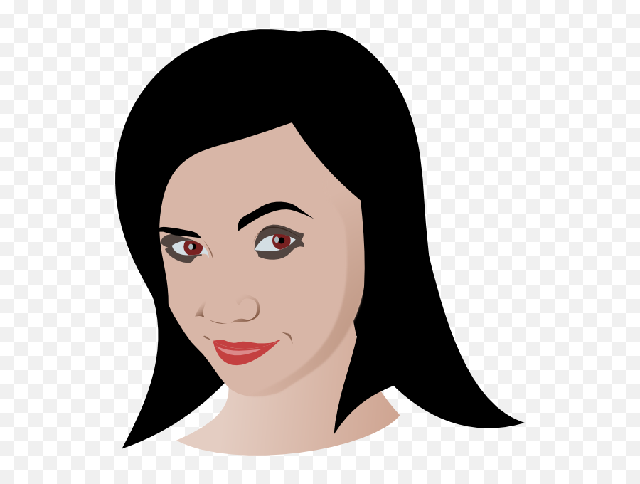 Brunette Girl With Brown Eyes Clip Art At Clkercom - Vector Emoji,Brown Eyes Png