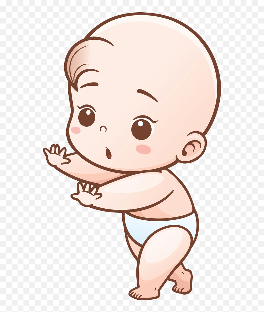Walking Baby Clipart Transparent - Baby Drawing Emoji,Baby Clipart