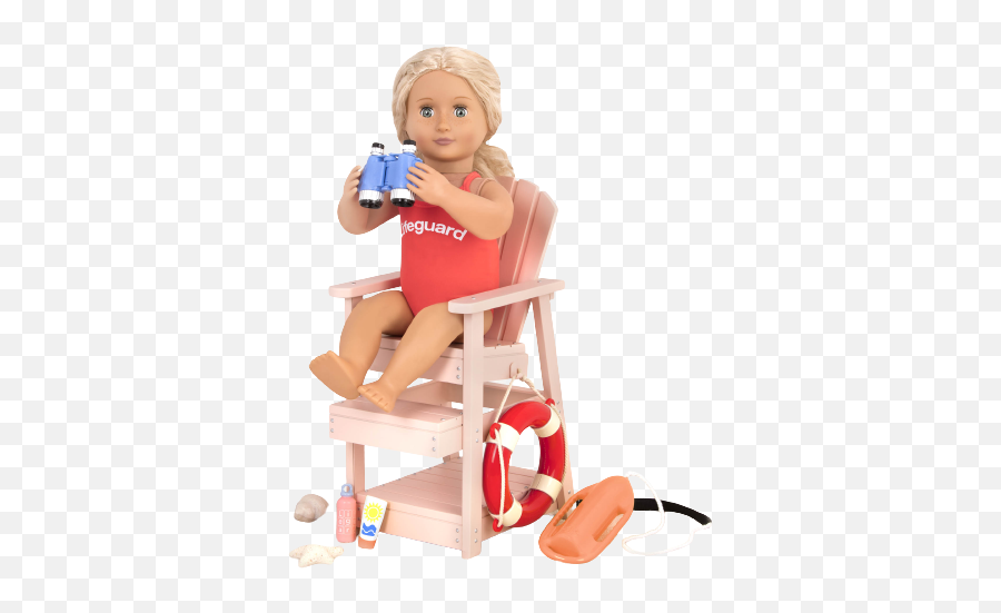 Lifeguard Playset 18 - Inch Doll Beach Accessories Our Emoji,Lifeguard Png