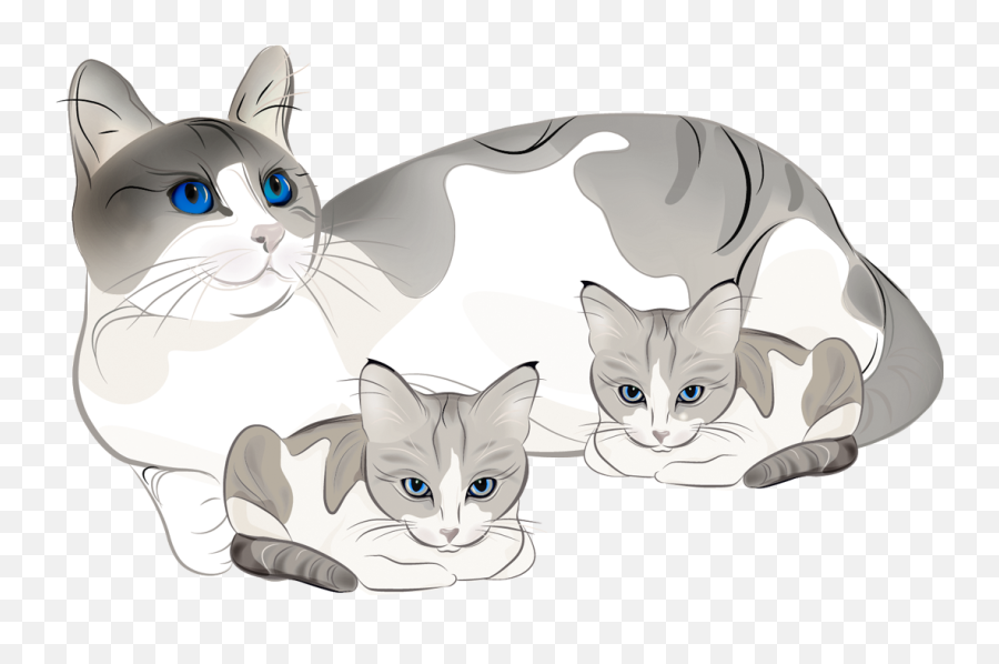 Download Hd 28 Collection Of Cat And Kitten Clipart - 2012 Emoji,Kitten Transparent Background
