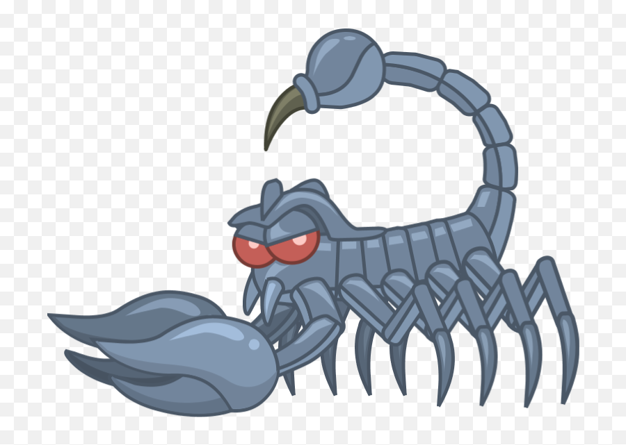 Scorpion Png - Scorpion Animated Scorpion 2449392 Vippng Cartoon Scorpion Transparent Background Emoji,Scorpion Png