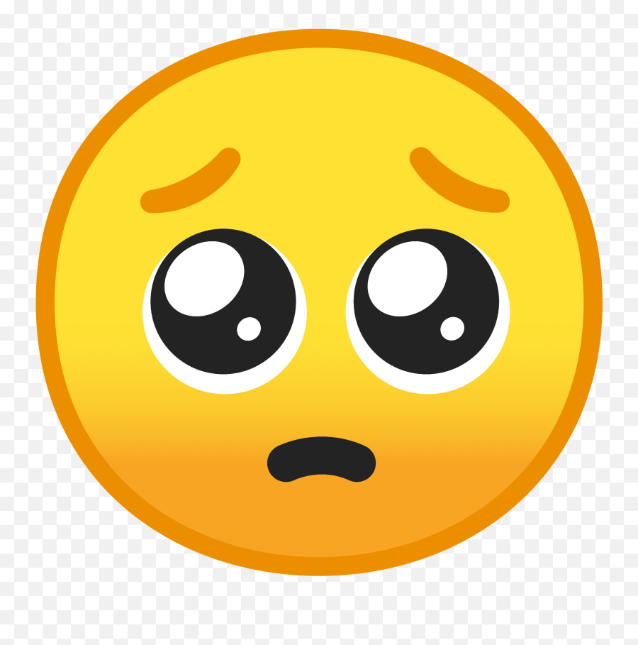 Pleading Face Emoji Clipart - Emoji Ojos Llorosos,Emoji Clipart