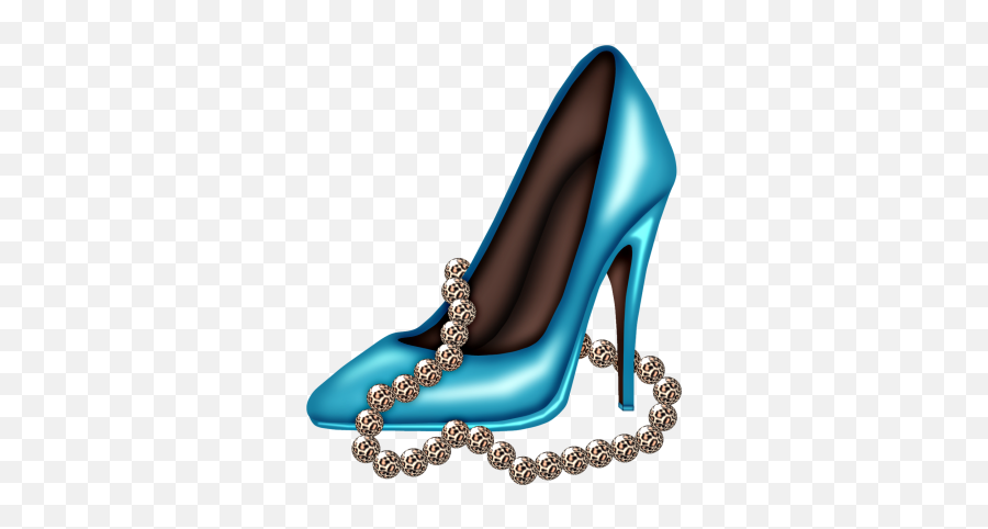 Blue High Heel Shoes Clipart Png Image - Fashion High Heel Shoes Clipart Emoji,High Heel Clipart