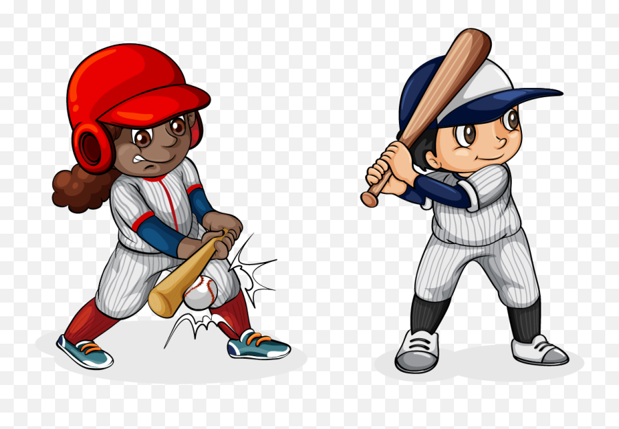 Baseball Bat Stock Photography Clip Art - Girl Playing Baseball Emoji,Baseball Player Clipart