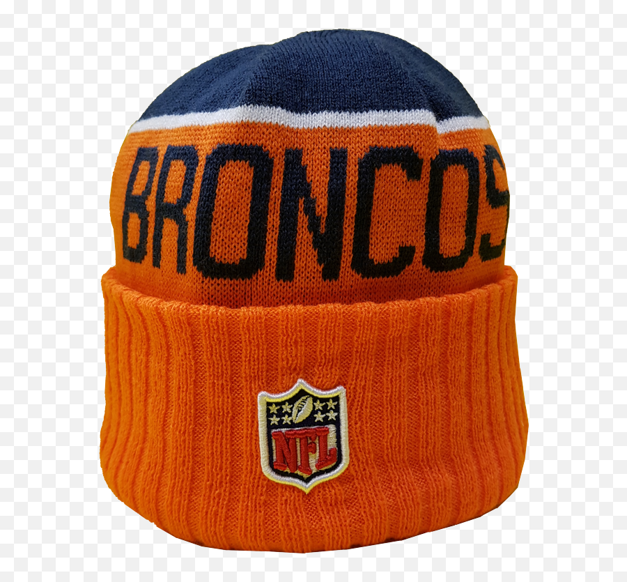 Denver Broncos Cuffed Beanie Toque - Unisex Emoji,Denver Bronco Logo