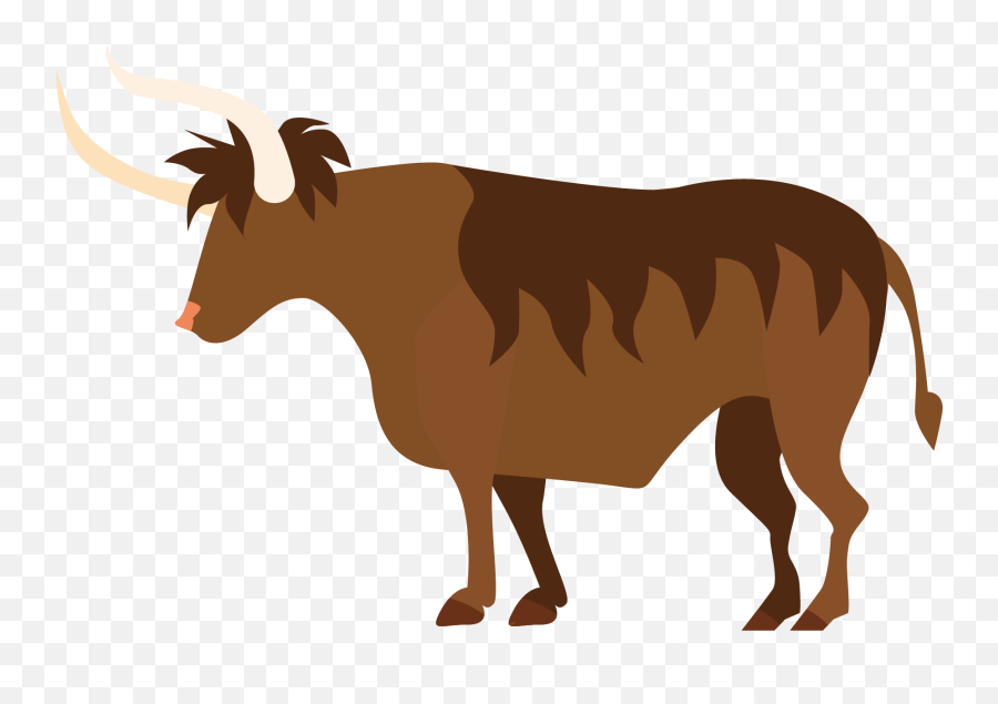 Cattle Vector Graphics Sheep Illustration Clip Art - Bison Peternak Sapi Icon Png Emoji,Bison Clipart