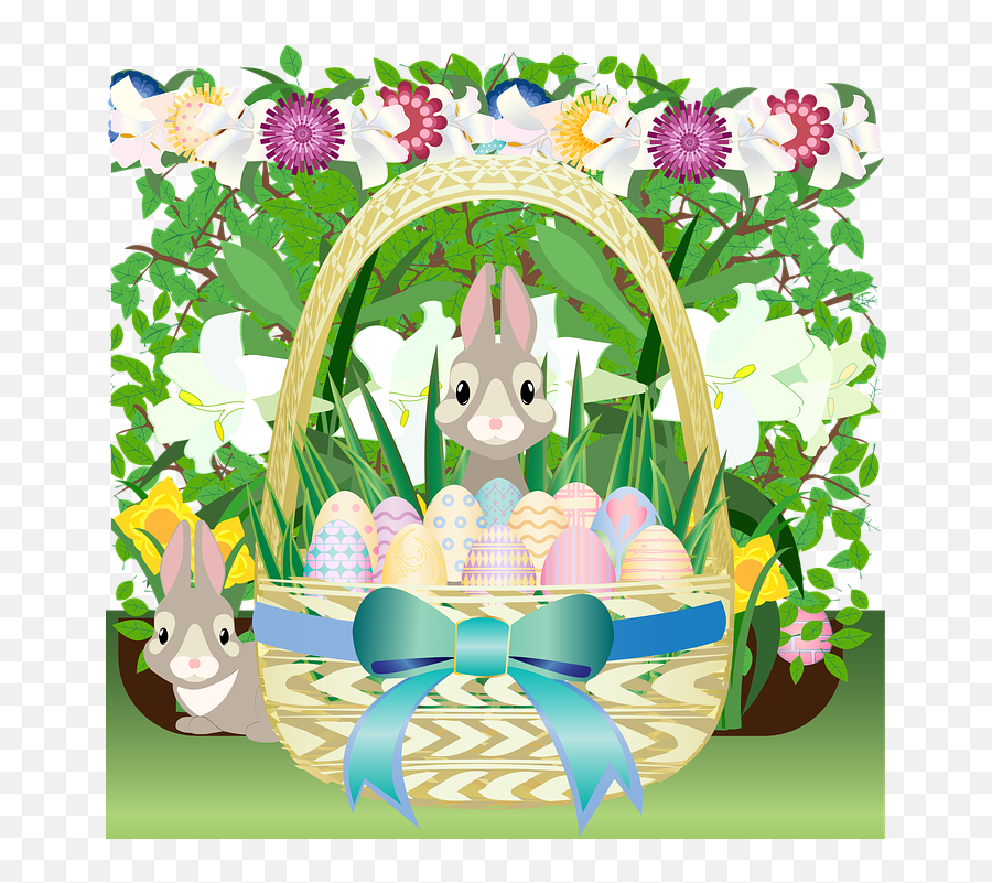 Free Photo Spring Graphic Easter Basket Easter Easter Egg - Pâques 2021 Poemes Emoji,Easter Egg Hunt Clipart