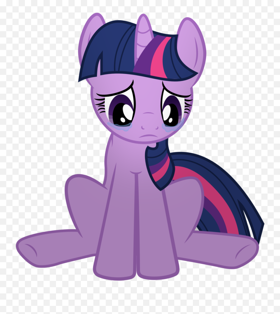 Sparkle Vector - Sad Twilight Sparkle My Little Pony Png Twilight Sparkle My Little Pony Seapony Emoji,My Little Pony Png