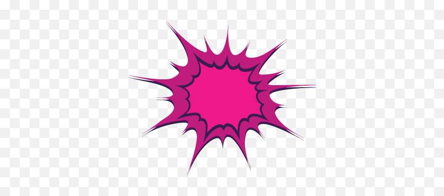 Comic Girl Explosion - Pink Comic Explosion Png Emoji,Comic Explosion Png
