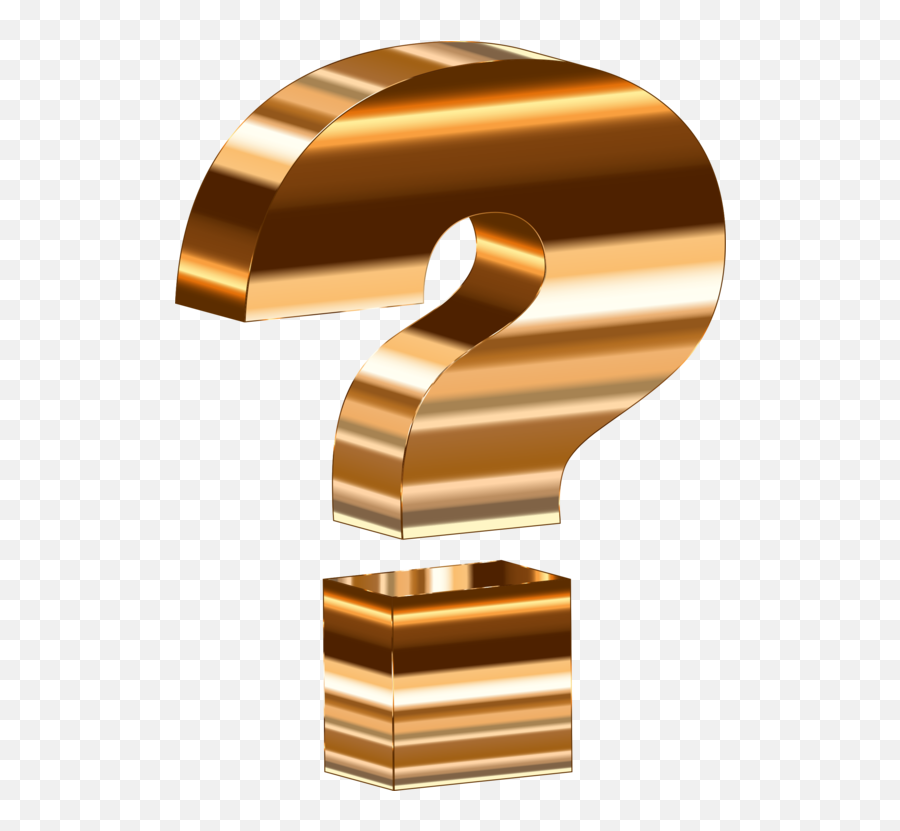 Cool Question Marks Transparent Png - Gold Question Mark Transparent Emoji,Question Marks Transparent Background