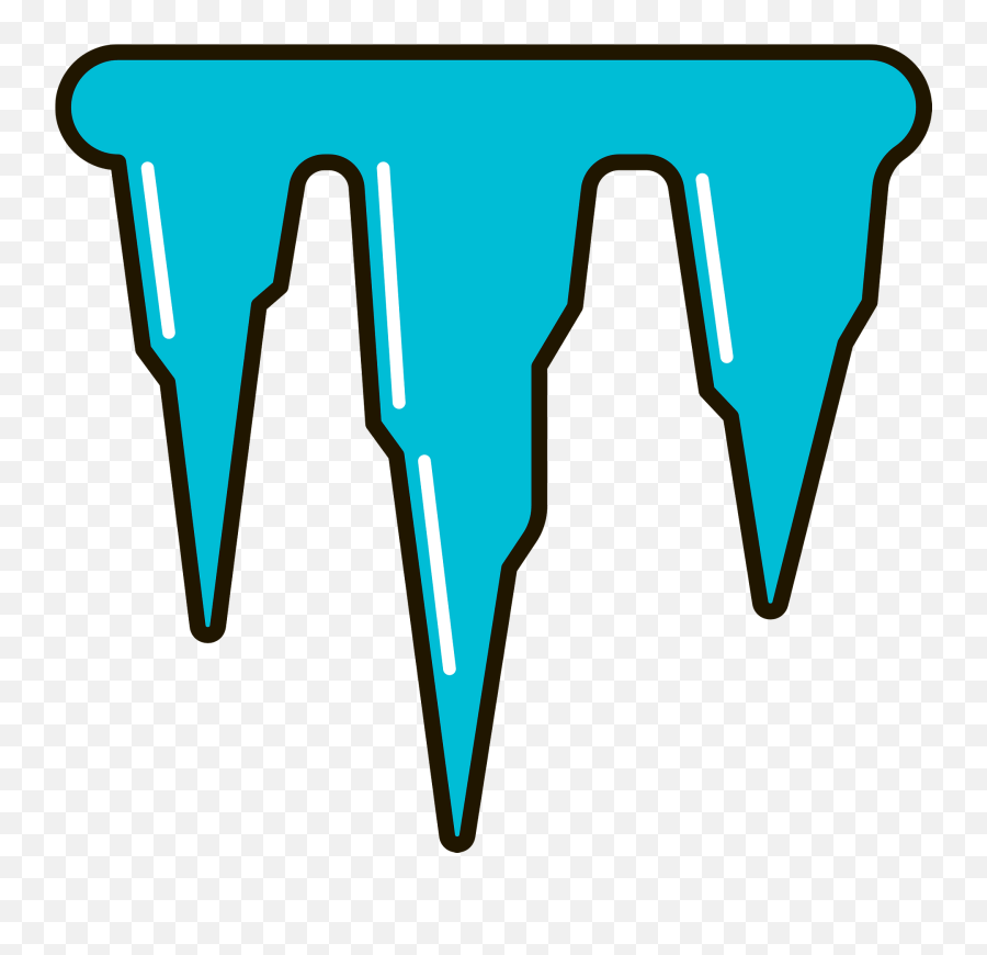 Icicles Clipart - Language Emoji,Icicle Clipart