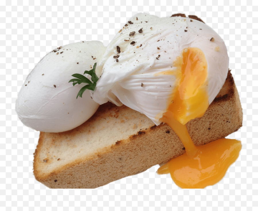 Poached Egg - Egg On Toast Png Emoji,Egg Png