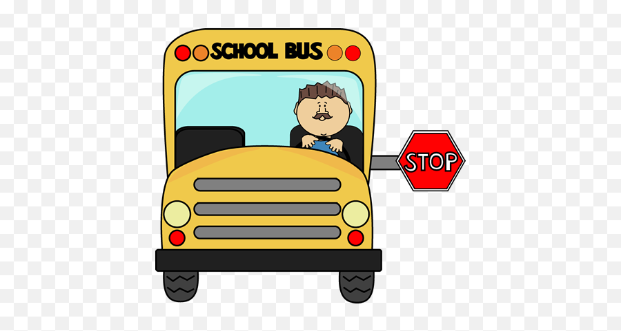Stop Sign Clip Art Black Transparent - Clip Art Cute School Bus Emoji,Stop Sign Clipart