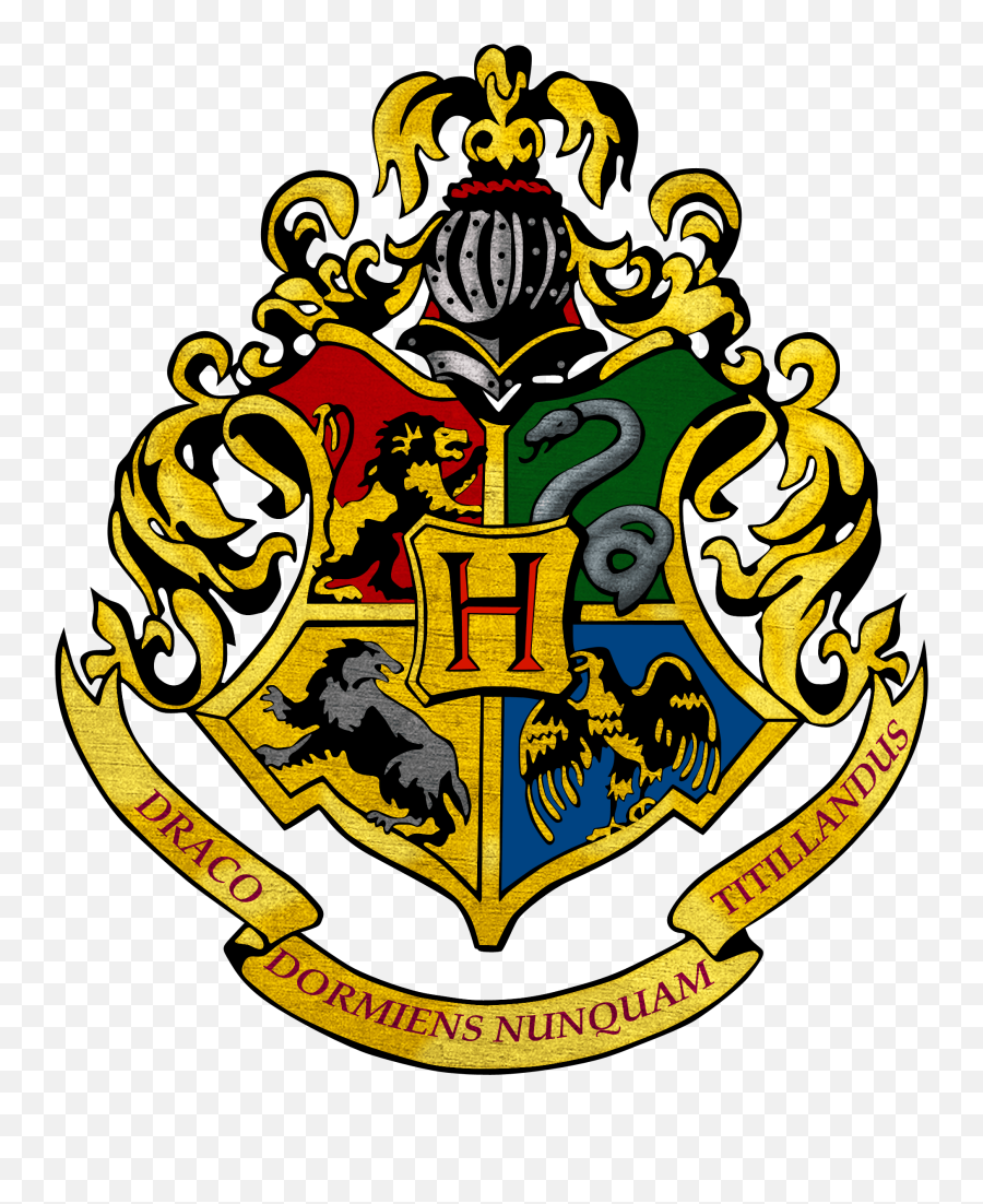 Hogwarts Logo And Symbol Meaning - Hogwarts Logo Png Emoji,Harry Potter Logo