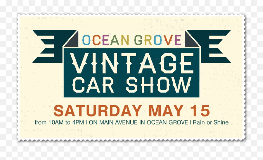 Ocean Grove Vintage Car Show U2013 Welcome To Monmouth County Emoji,Vintage Car Png