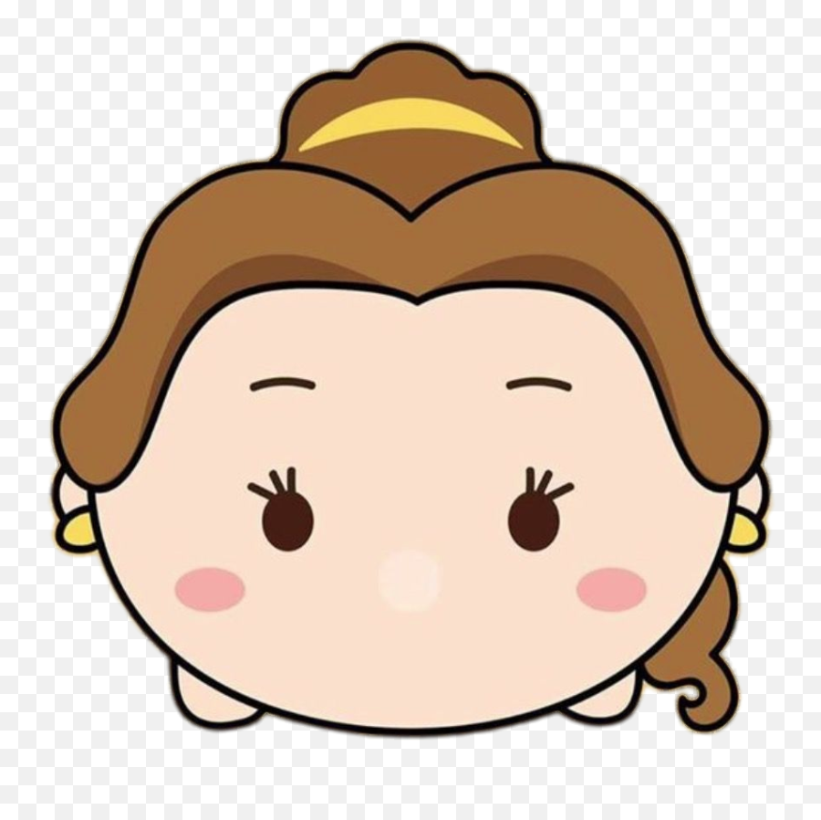 Check Out This Transparent Disney Belle - Tsum Tsum Belle Emoji,Belle Png