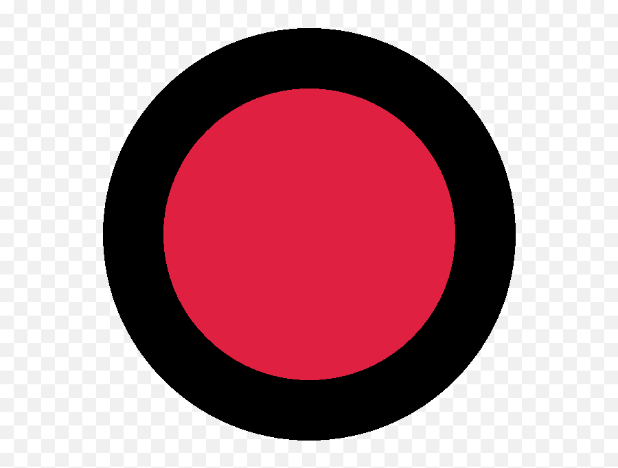 Black And Red Circle Logo - Dot Emoji,Circle Logos