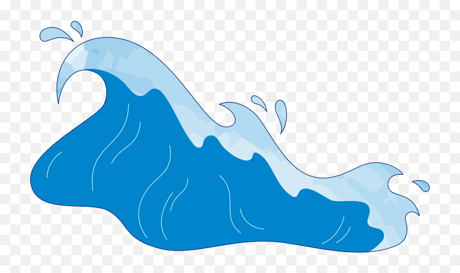 Sea Waves Clipart Illustrations U0026 Images In Png And Svg Emoji,Waves Clipart Png