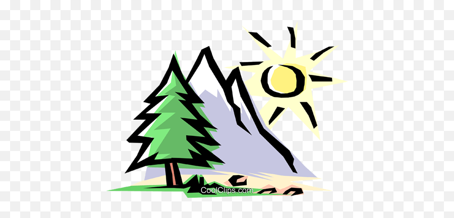 Mountain Scene Royalty Free Vector Clip Art Illustration Emoji,Free Mountain Clipart