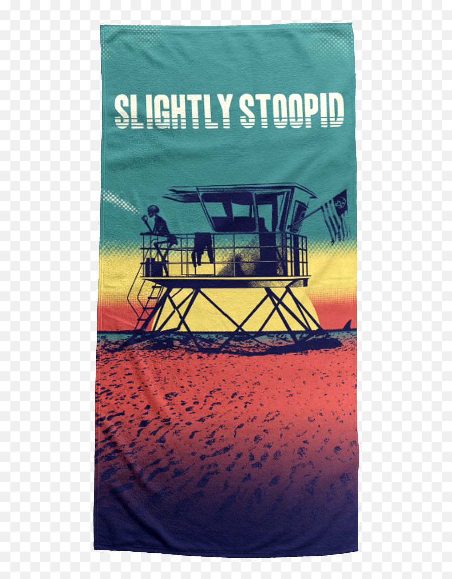 Lifeguard Tower Beach Towel Shop The Slightly Stoopid Emoji,Lifeguard Png