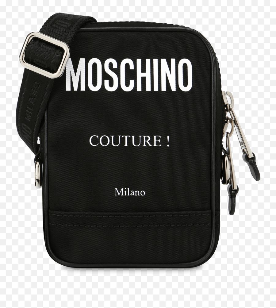 Moschino Couture Cordura Nylon Bag Emoji,Logo Printed Bags