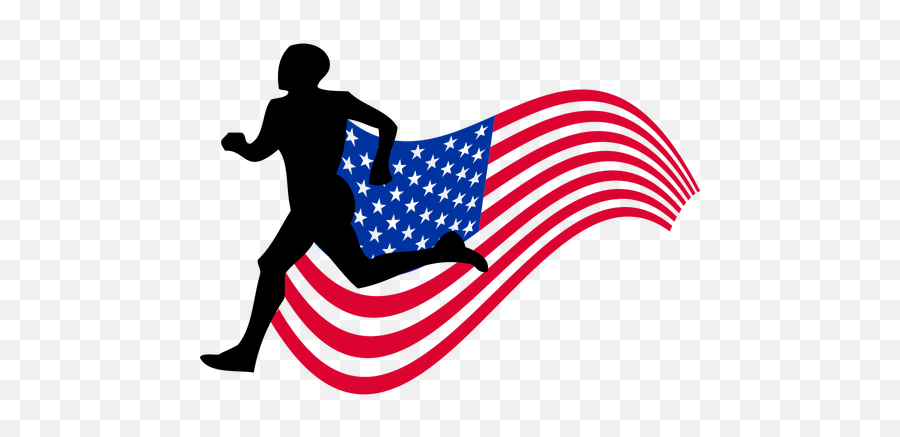 Logo Add On Runner Flag - American Emoji,Flag Logo