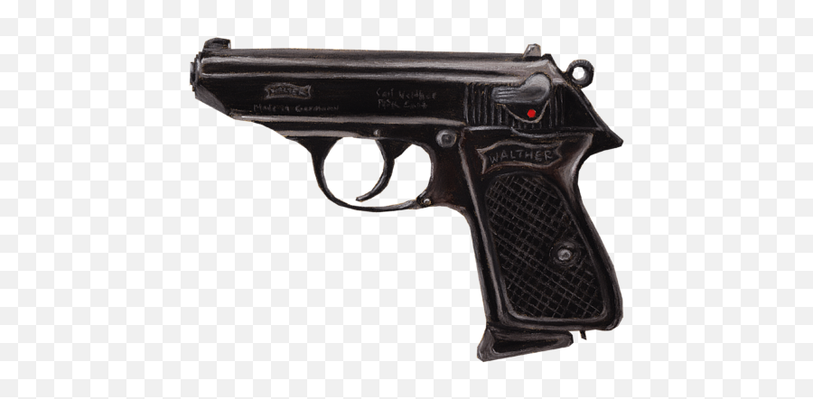 Gun - Pistol Walther Ppk Sweatshirt Walther Ppk Png Transparent Emoji,Walther Logo