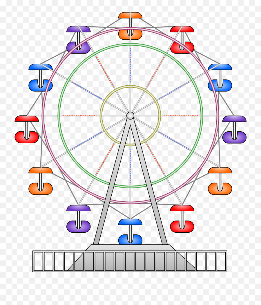 Clip Art Black And White Stock Kid - Cartoon Transparent Ferris Wheel Png Emoji,Wheel Clipart