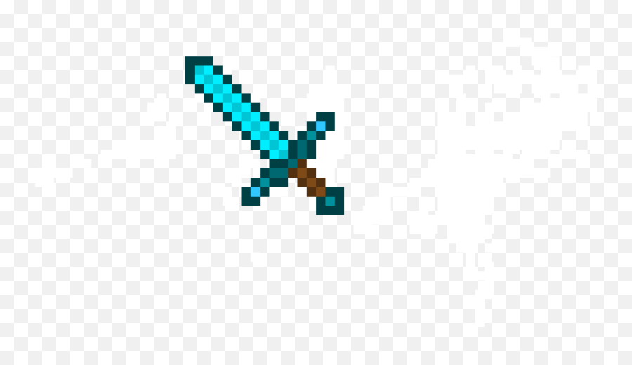 Diamond Sword Minecraft Pixel Art Maker - Language Emoji,Minecraft Diamond Sword Png