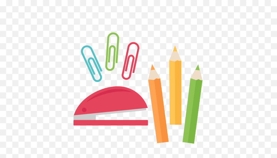 School Supplies Clipart Png Png Image - Clipart School Supplies Png Emoji,School Supplies Clipart