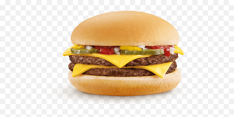 Download Mcdonaldu0027s Double Cheeseburger Bunless Fast Food - Mcdonalds Cheeseburger Transparent Background Emoji,Mcdonalds Png