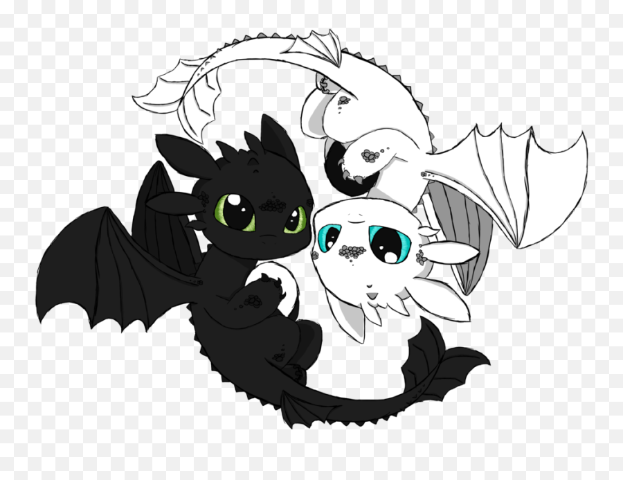 Toothless Png Background Photo - Draw A Anime Dragon Emoji,Toothless Png