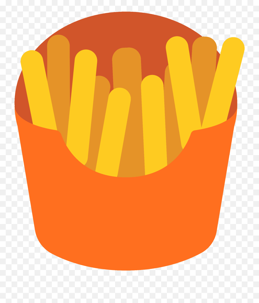 French Fries Emoji Png Transparent - Transparent Background French Fries Clipart,Fries Clipart