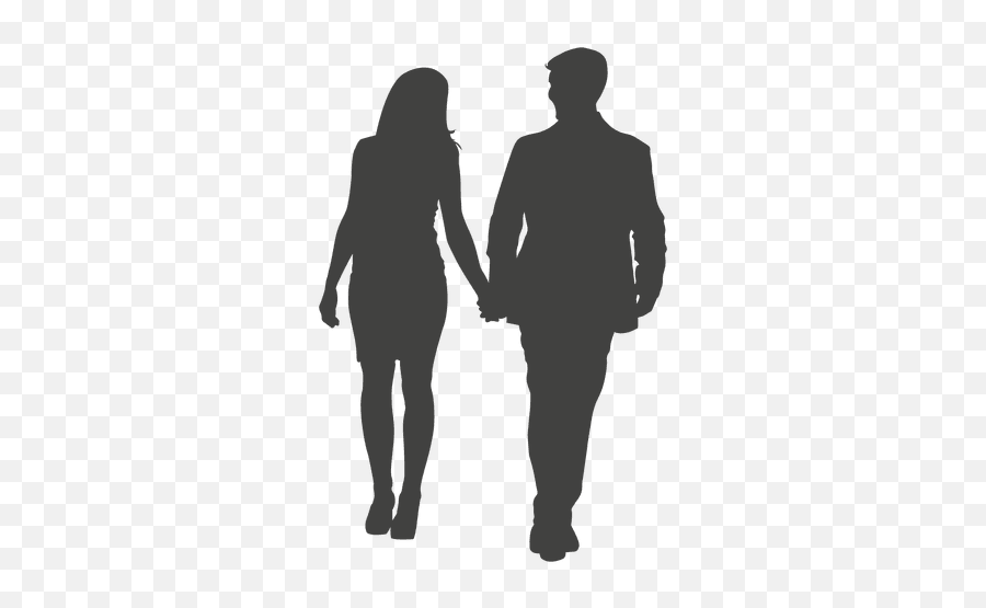 Silhouette Woman - Holding Png Download 512512 Free Man And Woman Holding Hands Silhouette Png Emoji,People Holding Hands Clipart