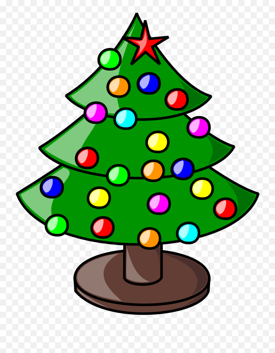 Xmas Tree - Clipart Pics Of Christmas Emoji,Christmas Tree Clipart