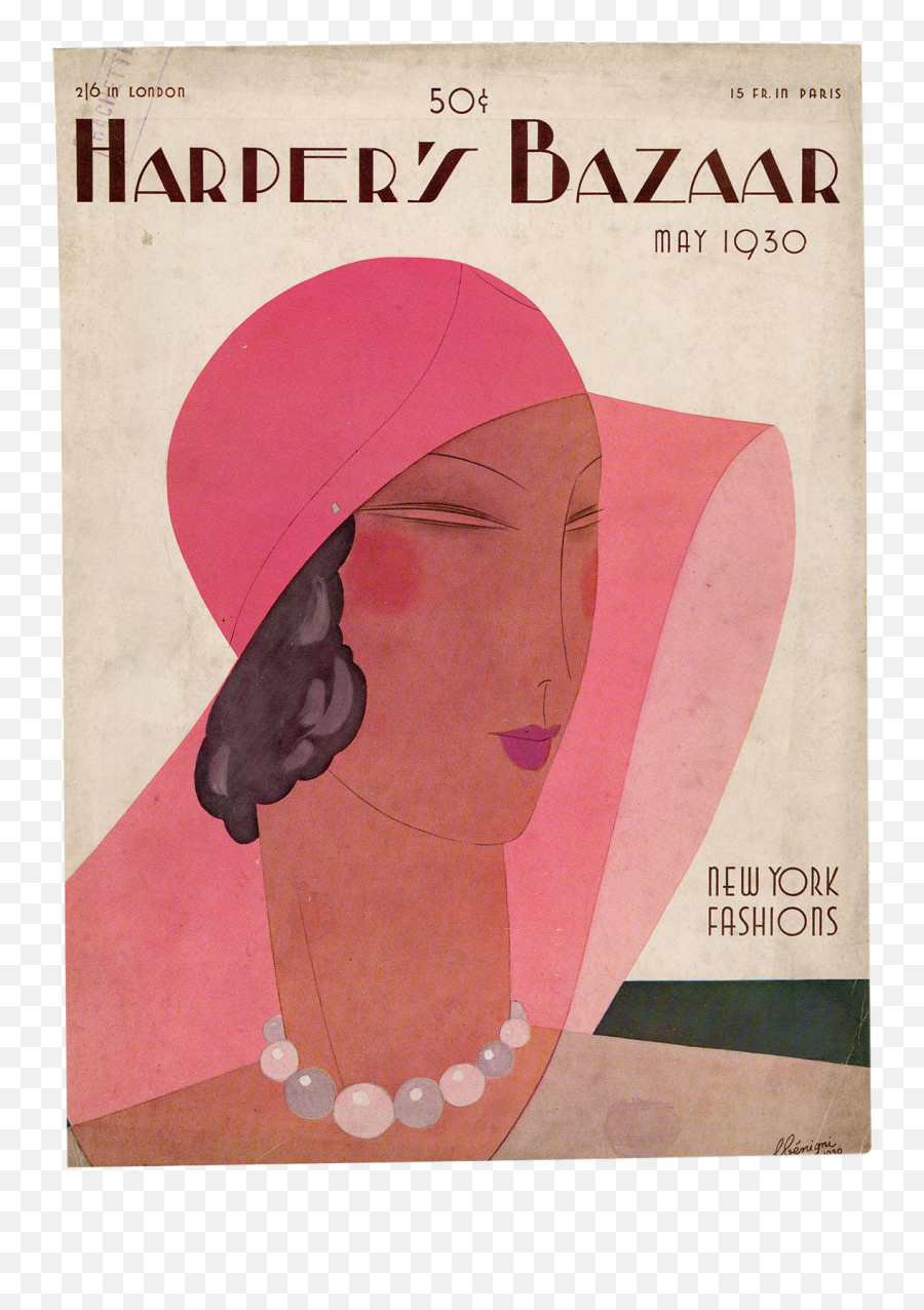 Harpers Bazaar May 1930 - León Benigni Emoji,Harper Bazaar Logo
