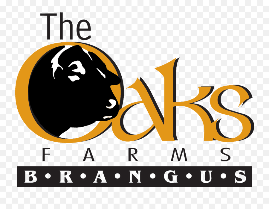 The Oaks Farm Brangus - Dot Emoji,Farm Logo