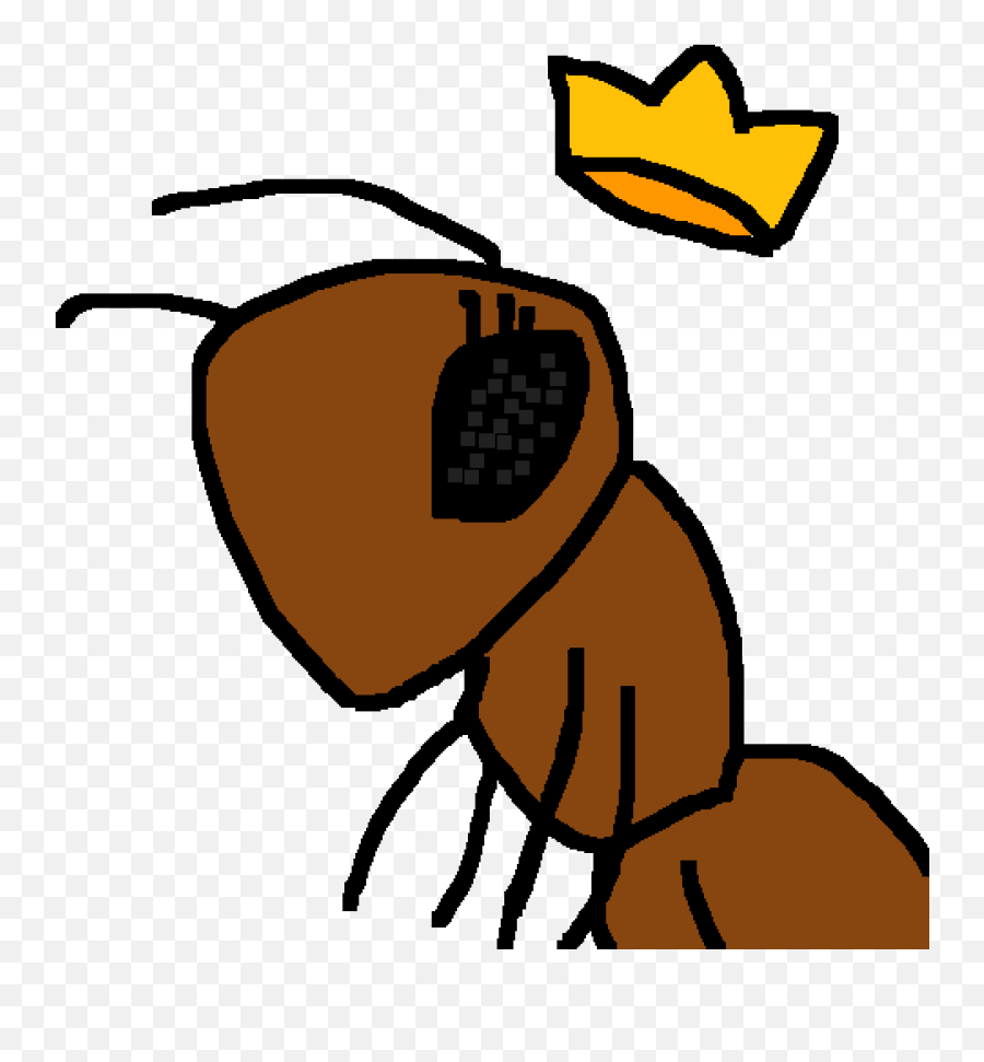 Queen Ant Clipart - Cartoon Queen Ant Png Emoji,Ant Clipart