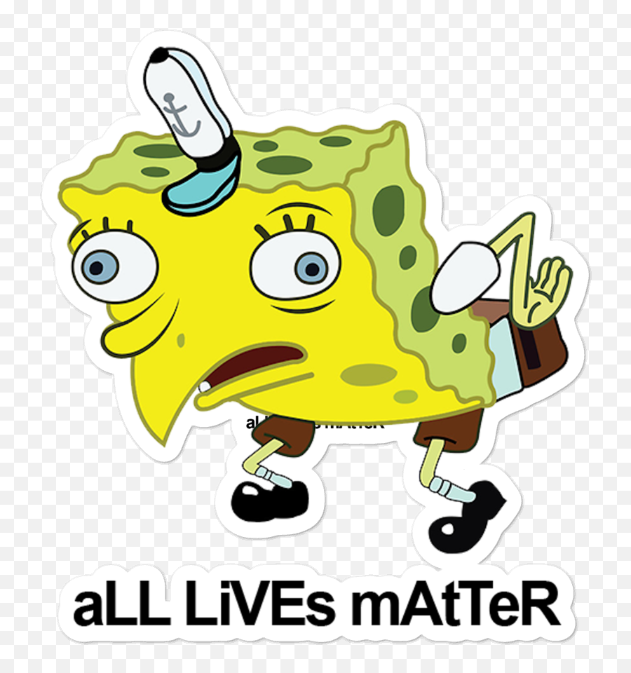 Spongebob Meme Sticker - Redbubble Meme Stickers Emoji,Spongebob Meme Png