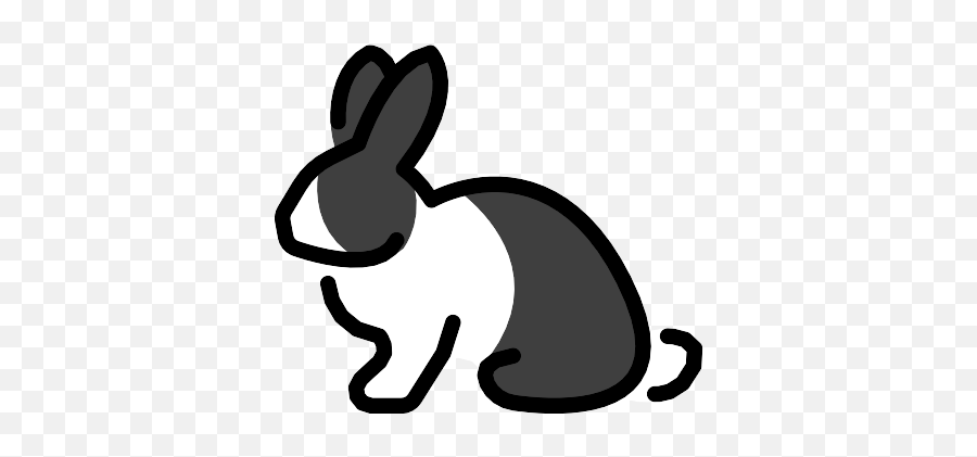Rabbit Vector Svg Icon 62 - Png Repo Free Png Icons Emoji Conoglio,White Rabbit Png