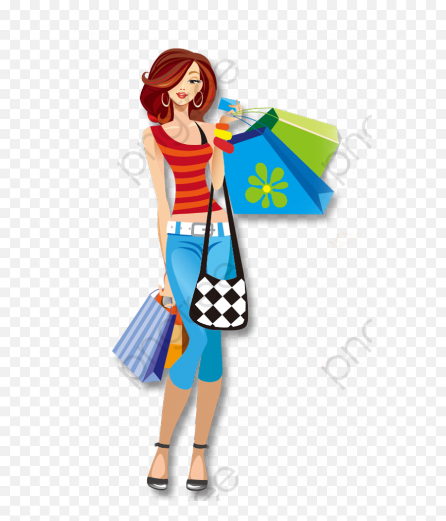 Fashion Shopping Clipart Transparent Images U2013 Free Png - Transparent Shopping Girl Png Emoji,Shopping Clipart