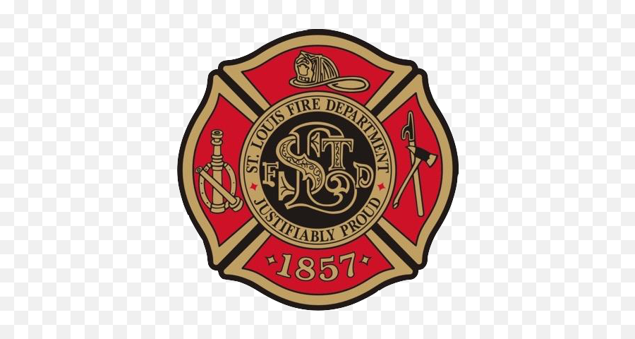 St - Saint Louis Fire Department Badge Emoji,Firefighter Logo