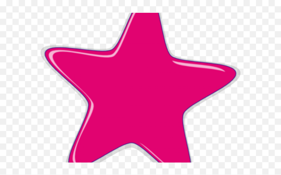 Falling Stars Clipart Neon Star - Pink Star Icon Png Pink Star Png Clipart Emoji,Stars Clipart Png