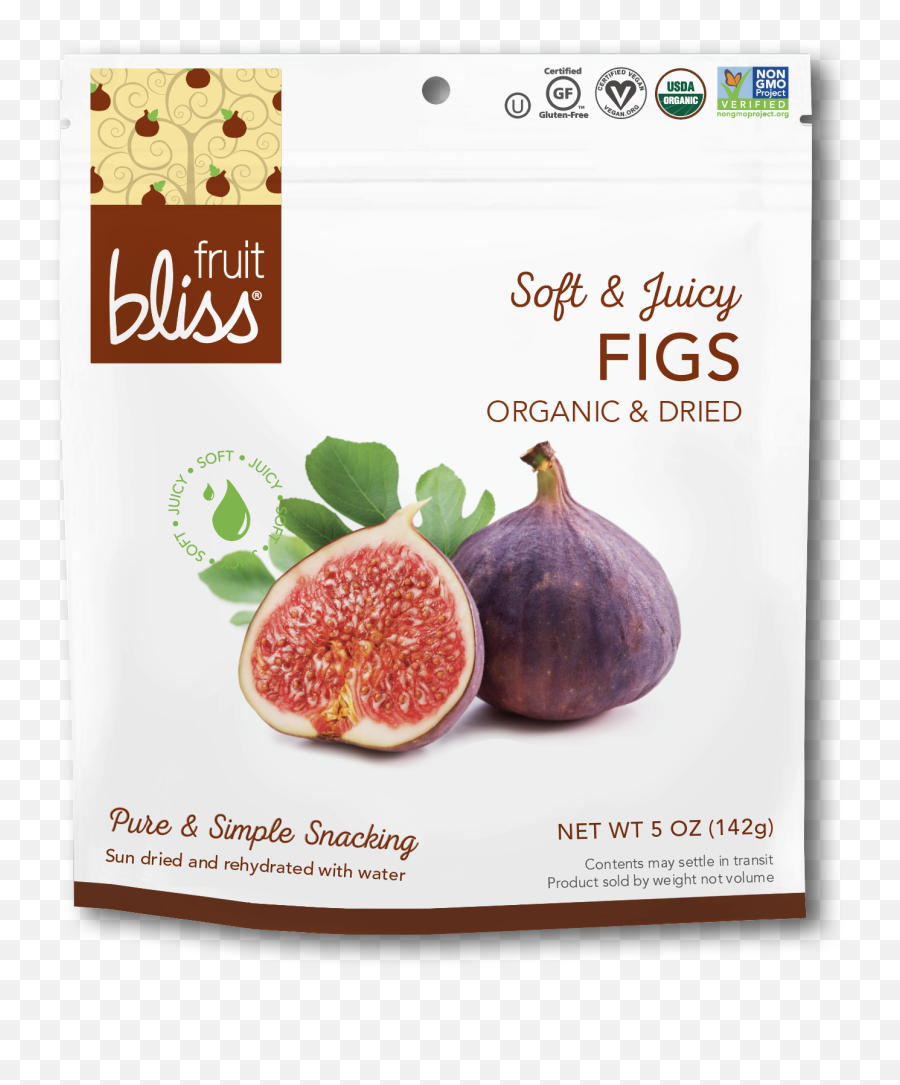 Organic Soft U0026 Juicy Turkish Figs - Fruit Bliss Turkish Fig Organic Emoji,Non Gmo Project Logo