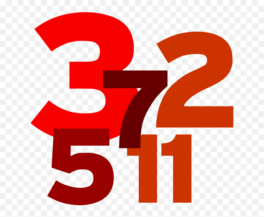 Download Numbers Vector Jumbled - Prime Numbers Clipart Cute Emoji,Numbers Clipart